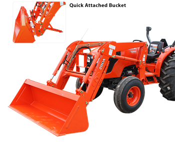 Front End Loader for Kubota MX Series Compact Tractors