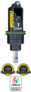 Digga 1DSS Auger Drive for Tractor Loader, 2"Hex