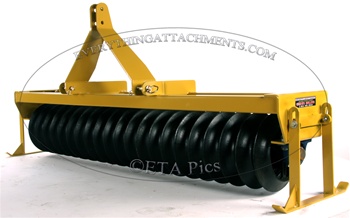 Everything Attachments 7' Cultipacker, with Category I & II clevis type hitch and 15" smooth wheels