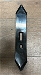 Everything Attachments replacement cultivator point measures 2" W x 11" overall.