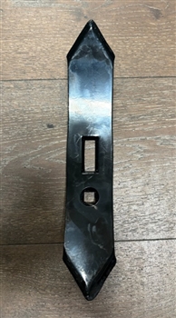 Everything Attachments replacement cultivator point measures 2" W x 11" overall.