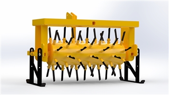 48 inch drum style lawn aerator