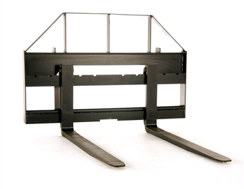 Pallet forks for small compact tractors or mini skid steers