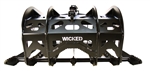 Single Lid Large Compact Utility Tractor Root Grapple