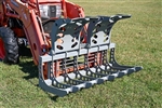 Compact Tractor Loader Dual Lid Wicked Root Grapple