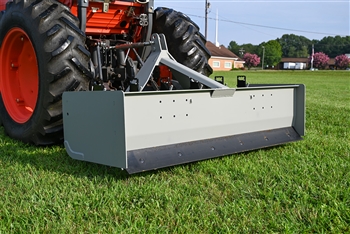 Box scrape for utility tractors with 30 to 70 HP