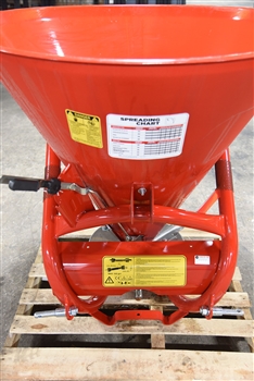 Farm-Max Tractor PTO Fertilizer Spreader SP-500 3pt Cat 1, cone type broadcast spreader