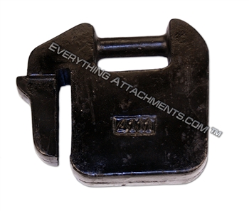 4111-Suitcase weights set of 25 weights weighing 1025 lbs