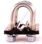 Pair of Mounting Plates and U-Bolts for Everything Attachments Garden Bedder, fits GB-60 GB-70,includes plate, pair of U-Bolts with nuts and lock washers for Old Style Bedders