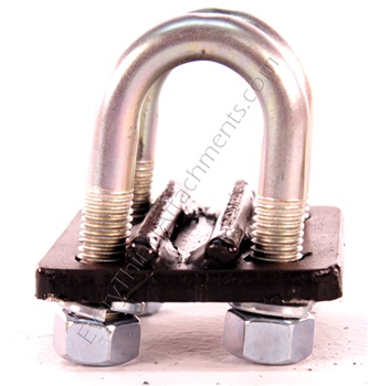 Pair of Mounting Plates and U-Bolts for Everything Attachments Garden Bedder, fits GB-60 GB-70,includes plate, pair of U-Bolts with nuts and lock washers for Old Style Bedders