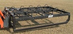 W R Long Hay Grapple Universal Skid Steer Quick Attach or hitch choice